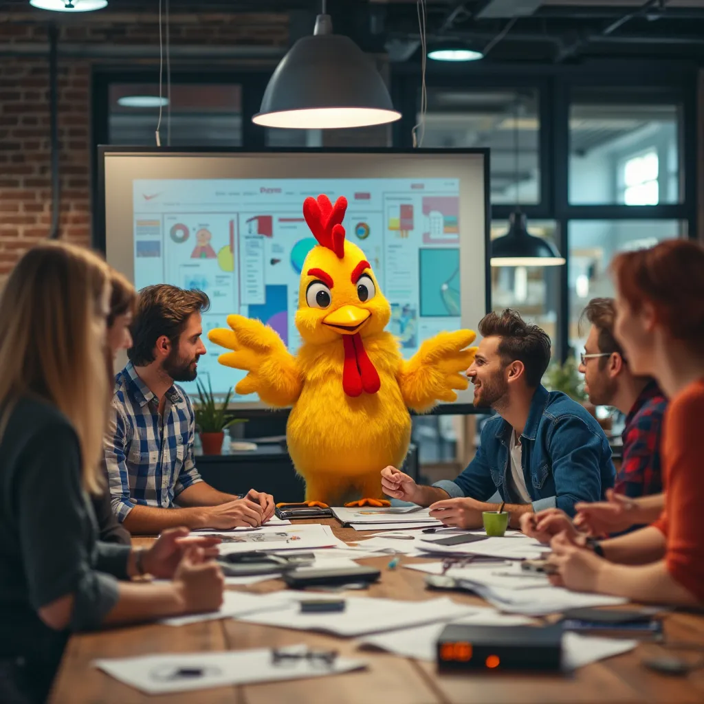 Web and game design team working together